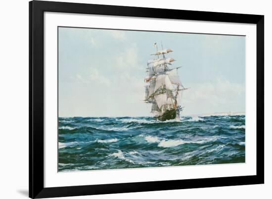 Up Channel, the Lahloo-Montague Dawson-Framed Premium Giclee Print