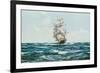 Up Channel, the Lahloo-Montague Dawson-Framed Premium Giclee Print