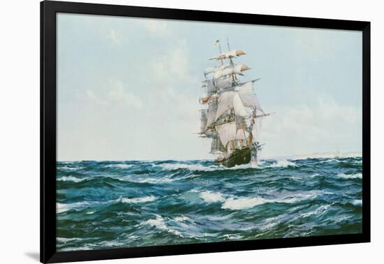 Up Channel, the Lahloo-Montague Dawson-Framed Art Print