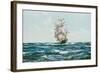 Up Channel, the Lahloo-Montague Dawson-Framed Art Print