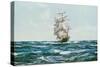 Up Channel, the Lahloo-Montague Dawson-Stretched Canvas