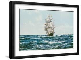 Up Channel, the Lahloo-Montague Dawson-Framed Art Print