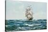 Up Channel, the Lahloo-Montague Dawson-Stretched Canvas