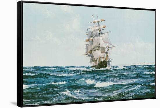 Up Channel, the Lahloo-Montague Dawson-Framed Stretched Canvas