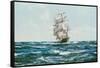 Up Channel, the Lahloo-Montague Dawson-Framed Stretched Canvas