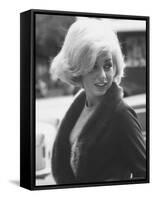 Up Coming Actress Sybil Saulnier Bearing Strong Resemblance to Marilyn Monroe-Paul Schutzer-Framed Stretched Canvas