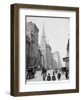 Up Fifth Avenue from 28th Street, New York, N.Y.-null-Framed Art Print