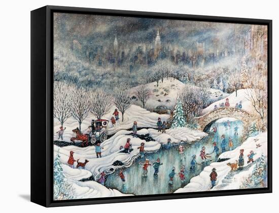 Up in Central Park-Bill Bell-Framed Stretched Canvas