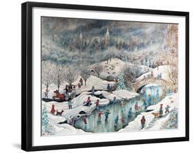 Up in Central Park-Bill Bell-Framed Giclee Print