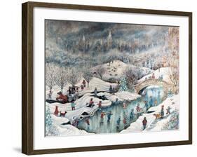 Up in Central Park-Bill Bell-Framed Giclee Print