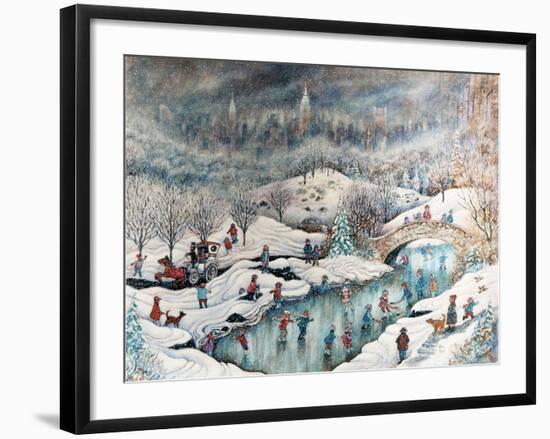 Up in Central Park-Bill Bell-Framed Giclee Print