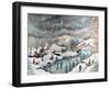 Up in Central Park-Bill Bell-Framed Giclee Print