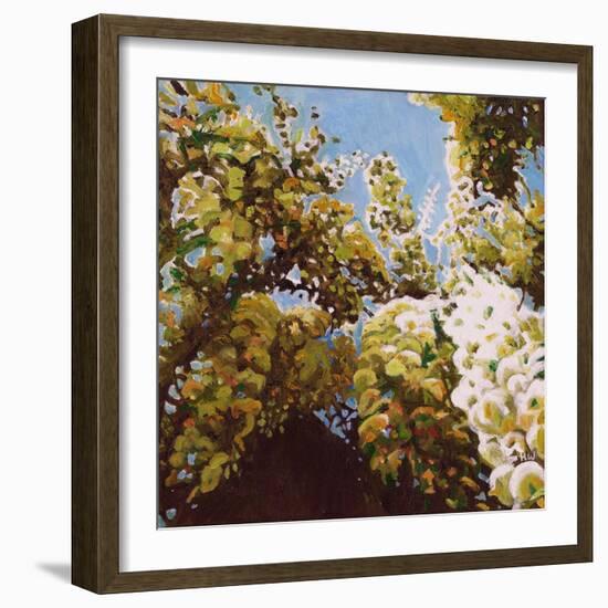 Up into wisteria, 2011,-Helen White-Framed Giclee Print