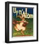 Up n' Atom Brand California Carrots-null-Framed Art Print