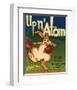 Up n' Atom Brand California Carrots-null-Framed Art Print