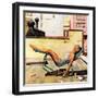 "Up On the Roof", May 9, 1959-George Hughes-Framed Giclee Print