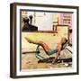 "Up On the Roof", May 9, 1959-George Hughes-Framed Premium Giclee Print