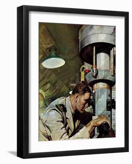 "Up Periscope!," April 22, 1944-Mead Schaeffer-Framed Giclee Print