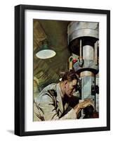 "Up Periscope!," April 22, 1944-Mead Schaeffer-Framed Giclee Print