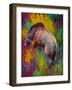 Up The Bank Grizzly-Marion Rose-Framed Giclee Print