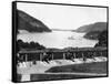 Up the Hudson River from West Point, New York, USA, 1893-John L Stoddard-Framed Stretched Canvas