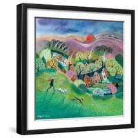 Up the mount, 2019-Lisa Graa Jensen-Framed Giclee Print