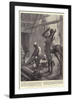 Up the Nile to the Great Dam, Prayer Time on a River Boat-William T. Maud-Framed Giclee Print