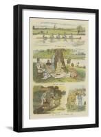 Up the Thames in Summer Time-John Charles Dollman-Framed Giclee Print