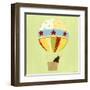 Up, Up and Away I-June Erica Vess-Framed Art Print