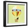 Up, Up and Away I-June Erica Vess-Framed Art Print