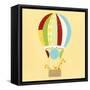 Up, Up and Away II-June Erica Vess-Framed Stretched Canvas