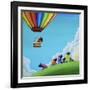 Up, Up, and Away-Cindy Thornton-Framed Giclee Print