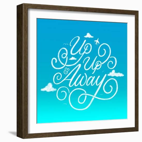 Up Up and Away-Ashley Santoro-Framed Giclee Print