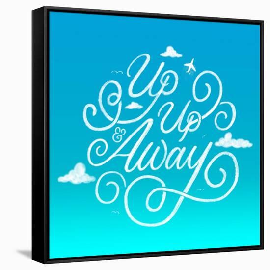 Up Up and Away-Ashley Santoro-Framed Stretched Canvas