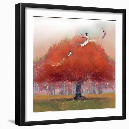 Up We Go-Nancy Tillman-Framed Art Print