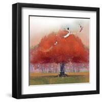 Up We Go-Nancy Tillman-Framed Art Print