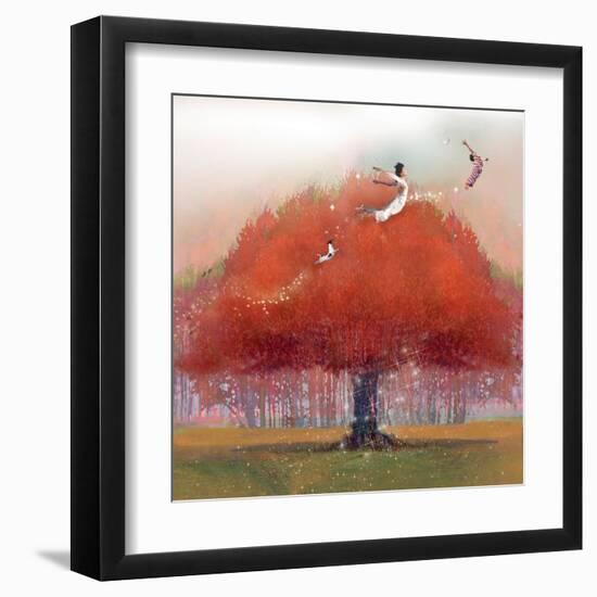 Up We Go-Nancy Tillman-Framed Art Print