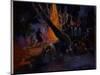 Upa Upa (The Fire Dance) 1891-Paul Gauguin-Mounted Giclee Print