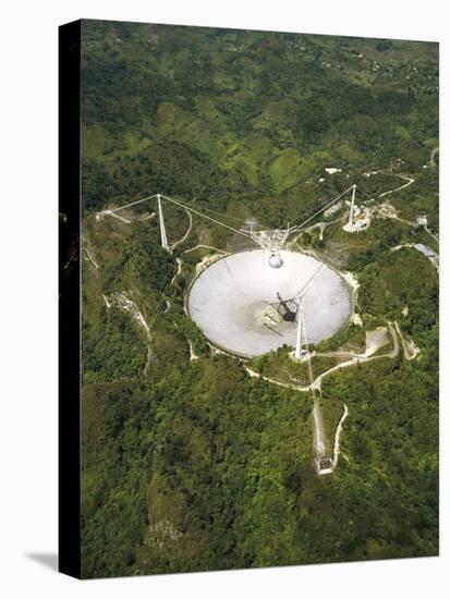 Upgraded Arecibo Radio Telescope with Subreflector-David Parker-Stretched Canvas