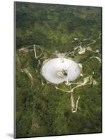 Upgraded Arecibo Radio Telescope with Subreflector-David Parker-Mounted Photographic Print