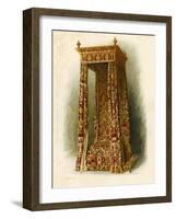 Upholstered Bed, Hampton Court Palace-Shirley Charles Llewellyn Slocombe-Framed Giclee Print