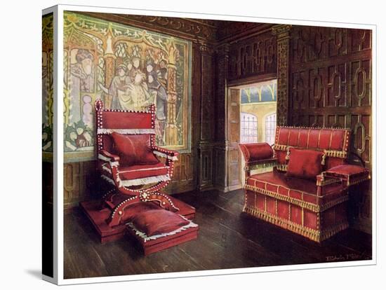 Upholstered Chair and Couch with Adjustable Ends, 1910-Edwin Foley-Stretched Canvas