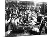 Upholstery Department, Morris Factory, Mid 1920S-null-Mounted Photographic Print