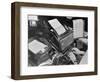 Upi Teletype Machine-null-Framed Photographic Print