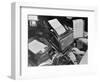 Upi Teletype Machine-null-Framed Photographic Print