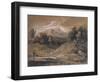 Upland Landscape with Shepherd, Sheep and Cattle, C.1783-Thomas Gainsborough-Framed Giclee Print