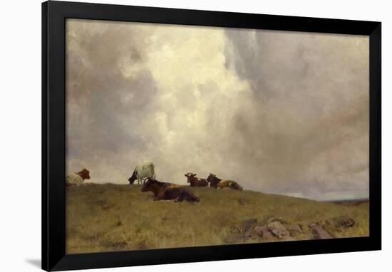 Uplands and Sky-Adrian Stokes-Framed Giclee Print