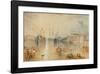 Upnor Castle on the Medway Near Chatham, 1833-J M W Turner-Framed Giclee Print