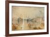 Upnor Castle on the Medway Near Chatham, 1833-J M W Turner-Framed Giclee Print