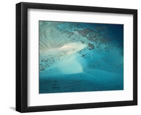 Upolu Cay and Dive Boats, Upolu Cay Nat'l Park, Great Barrier Reef Marine Park, Australia-David Wall-Framed Photographic Print